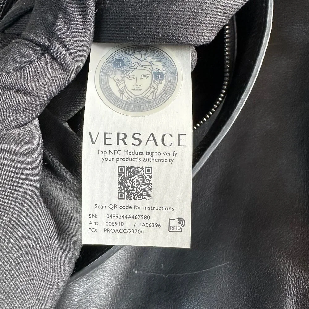 ❌SOLD❌ NWT Authentic Versace Repeat Large Hobo Bag - Picture 14 of 15